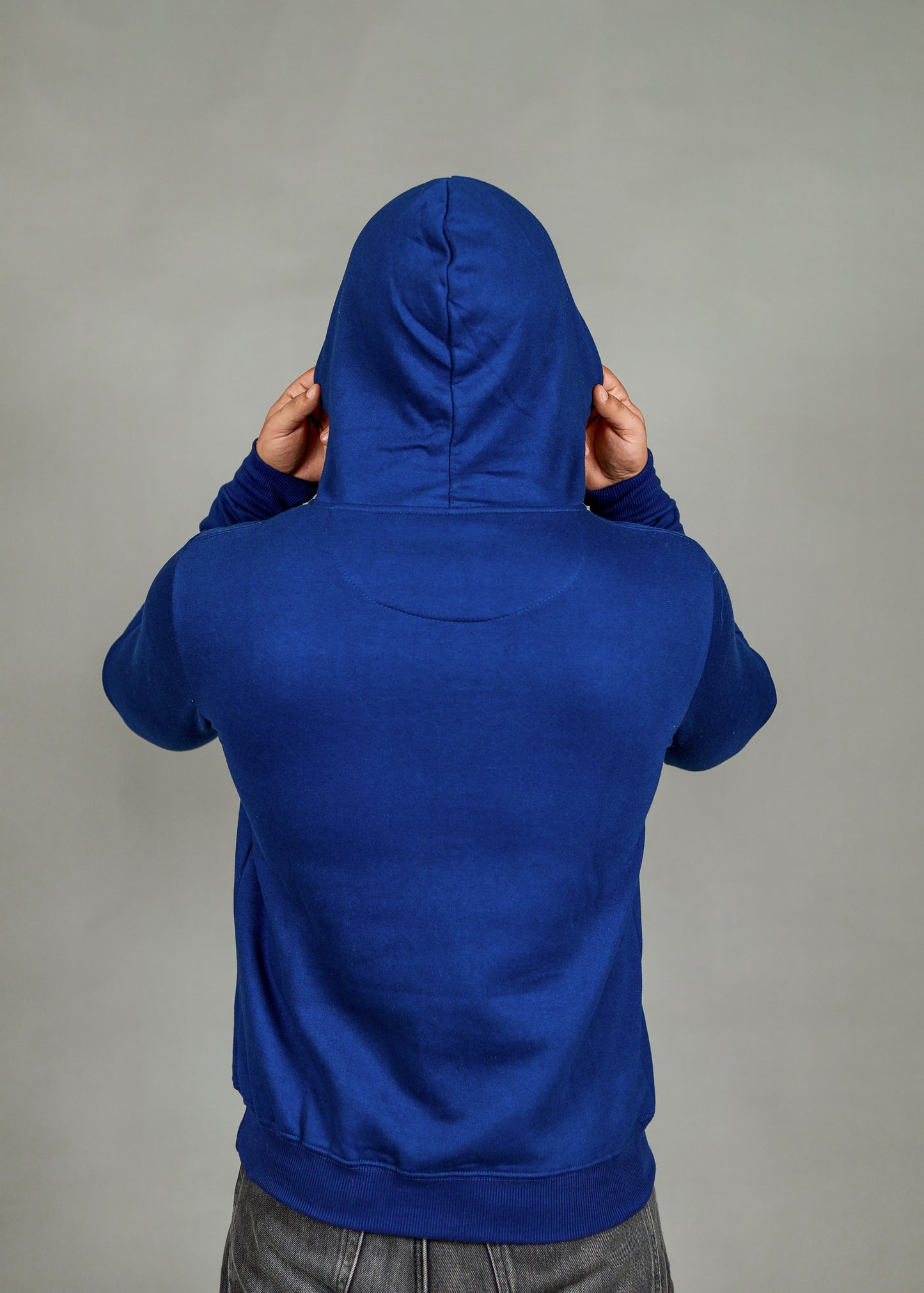 Men's Solid Navy Hoodie