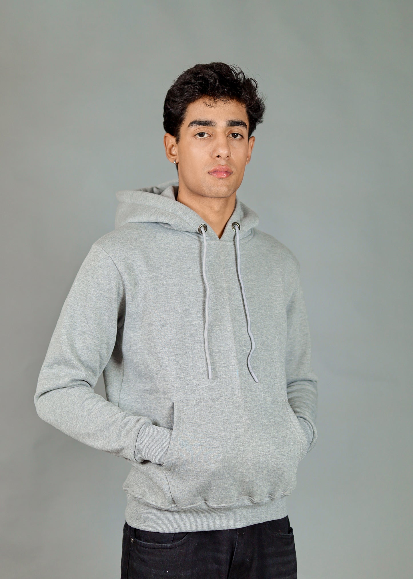 Men's Premium Grey Hoodie