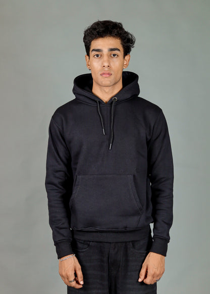 Men's Premium Black Hoodie