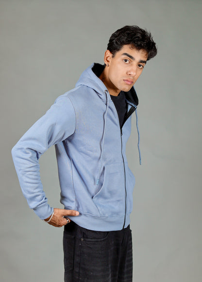 Men's Premium M.Grey Zipper Hoodie