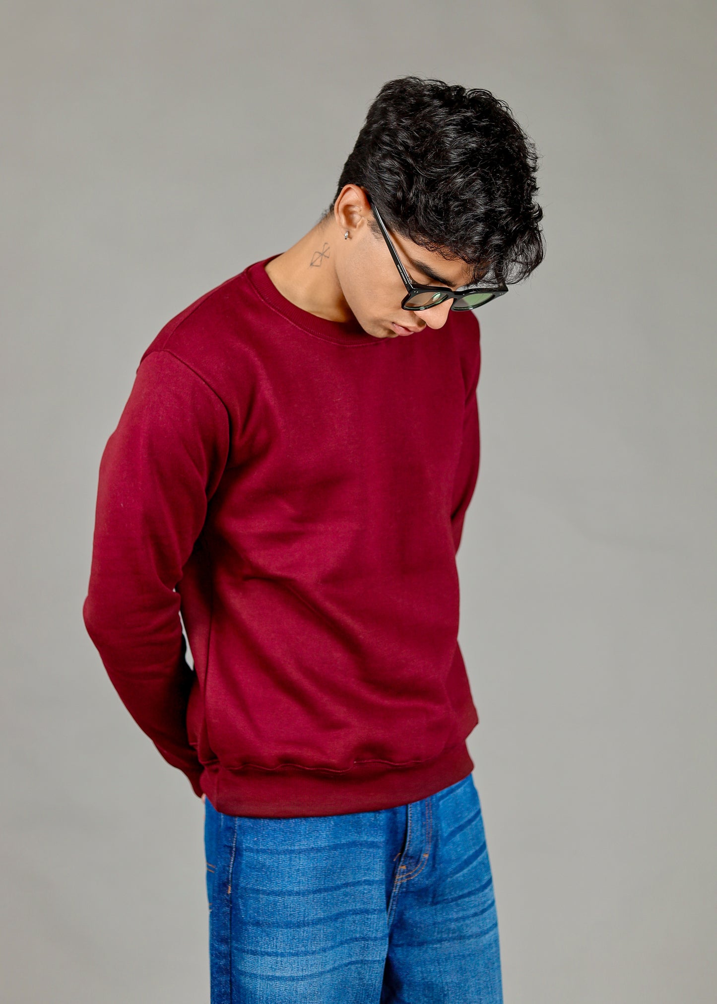 Men's Premium Wine Sweatshirt