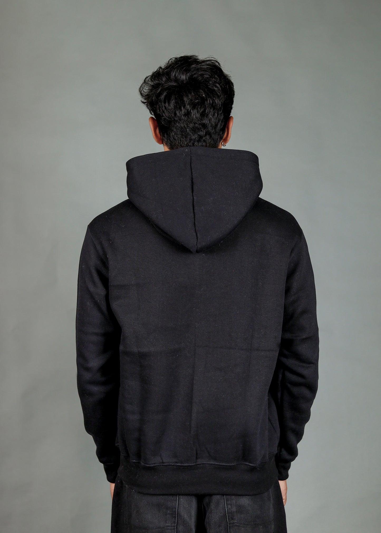 Men's Premium Black Hoodie