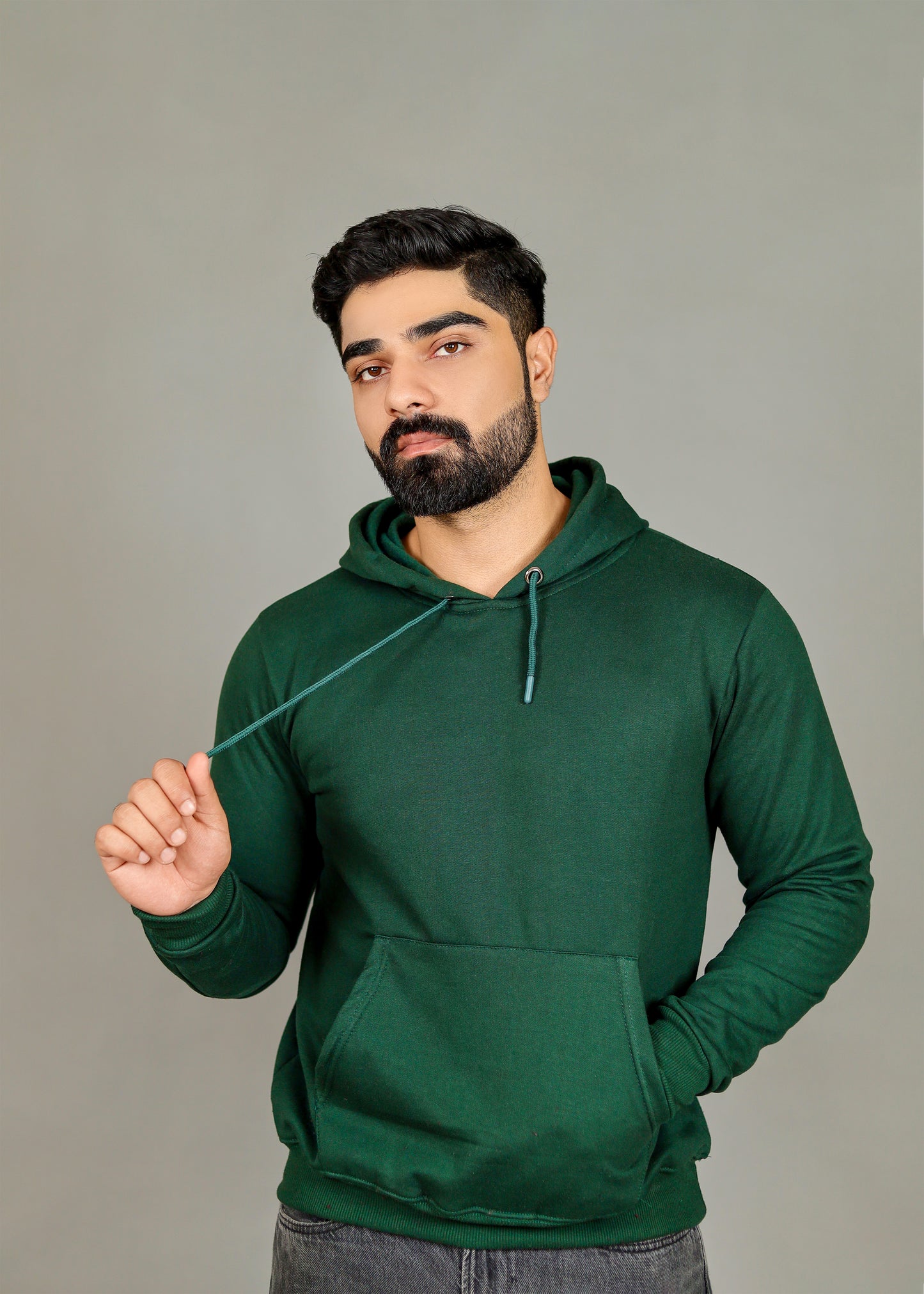 Men's Solid Hoodie