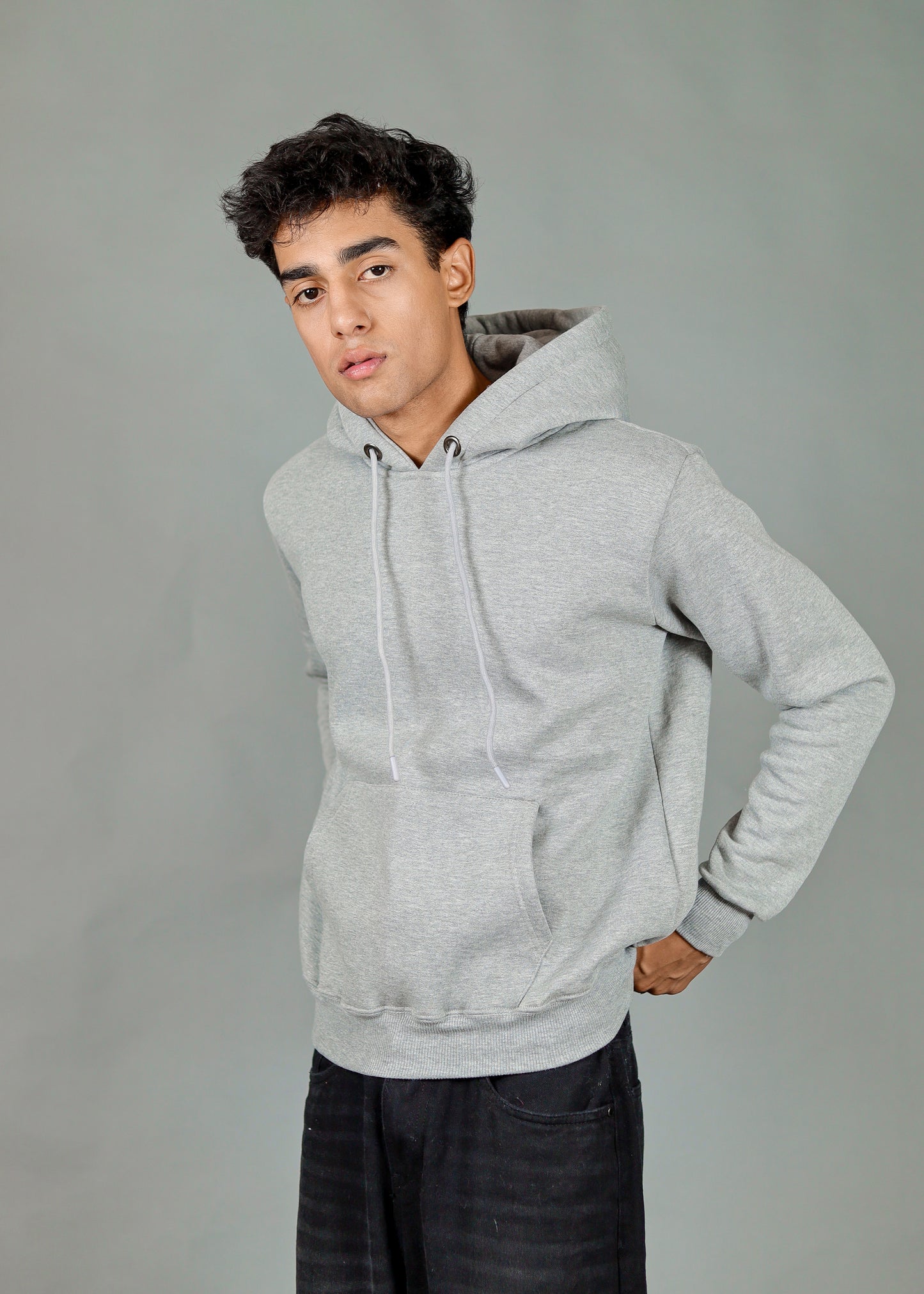 Men's Premium Grey Hoodie